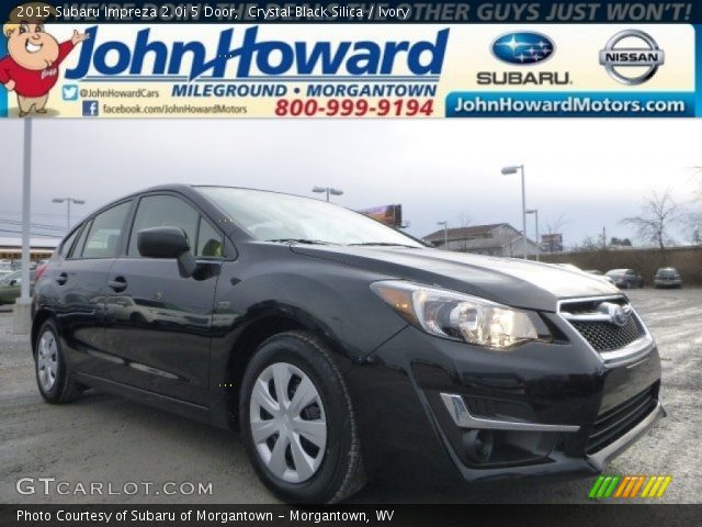 2015 Subaru Impreza 2.0i 5 Door in Crystal Black Silica