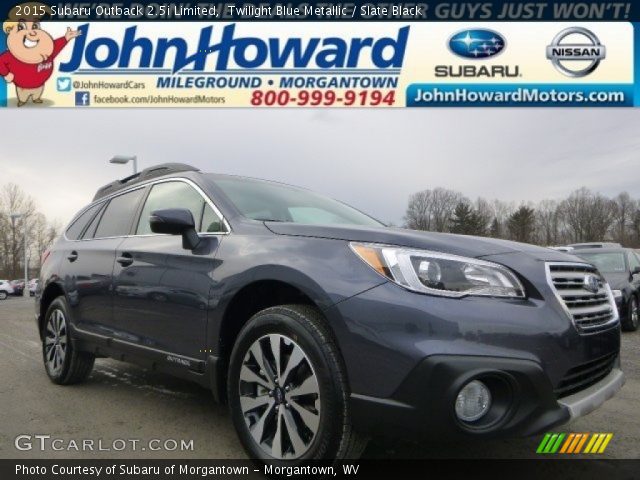 2015 Subaru Outback 2.5i Limited in Twilight Blue Metallic