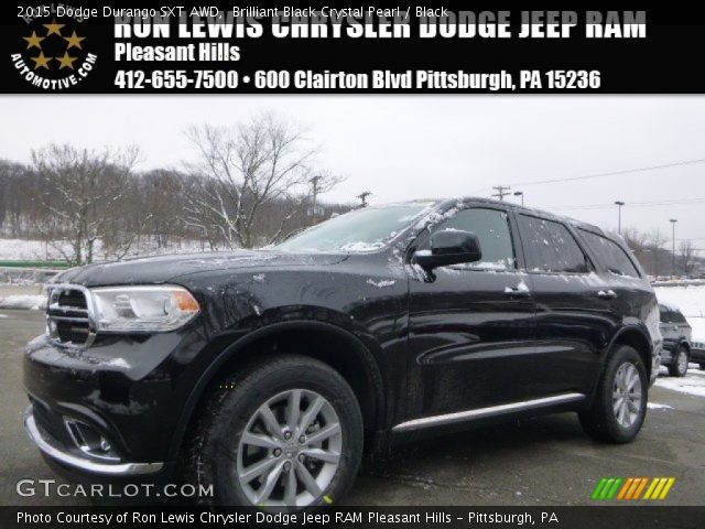 2015 Dodge Durango SXT AWD in Brilliant Black Crystal Pearl
