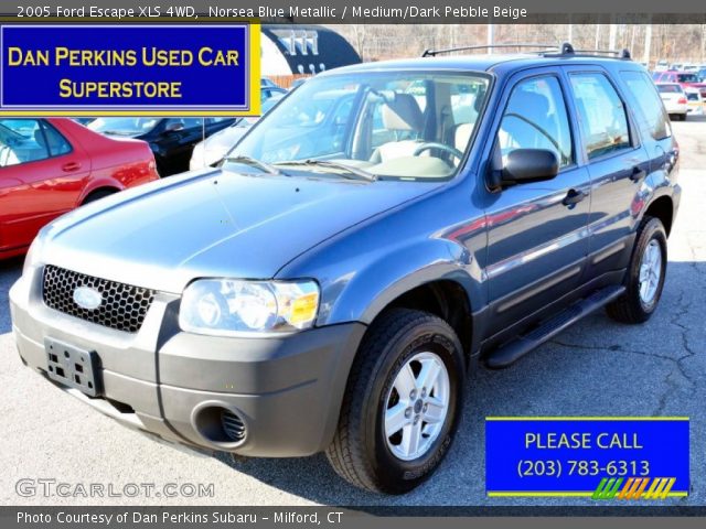 2005 Ford Escape XLS 4WD in Norsea Blue Metallic