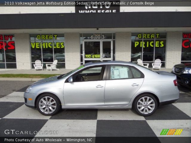 2010 Volkswagen Jetta Wolfsburg Edition Sedan in Reflex Silver Metallic