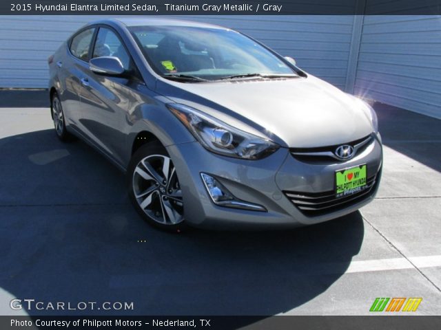 2015 Hyundai Elantra Limited Sedan in Titanium Gray Metallic
