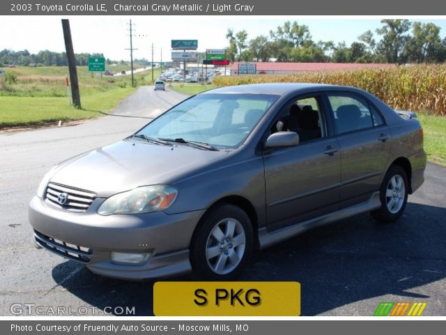 2003 Toyota Corolla LE in Charcoal Gray Metallic