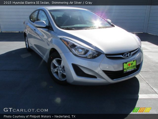 2015 Hyundai Elantra SE Sedan in Shimmering Air Silver