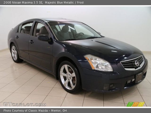 2008 Nissan Maxima 3.5 SE in Majestic Blue Metallic