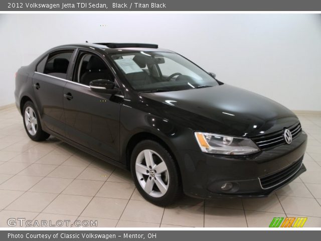 2012 Volkswagen Jetta TDI Sedan in Black