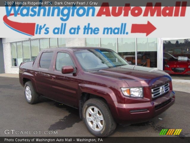 2007 Honda Ridgeline RTS in Dark Cherry Pearl