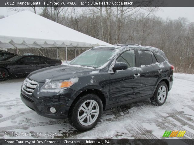 2012 Hyundai Santa Fe Limited V6 AWD in Pacific Blue Pearl