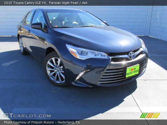2015 Toyota Camry XLE V6 in Parisian Night Pearl