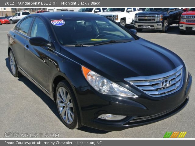 2012 Hyundai Sonata SE 2.0T in Midnight Black