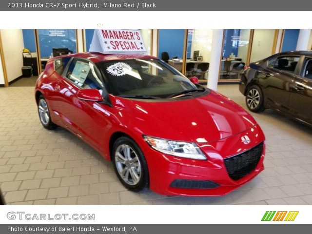 2013 Honda CR-Z Sport Hybrid in Milano Red