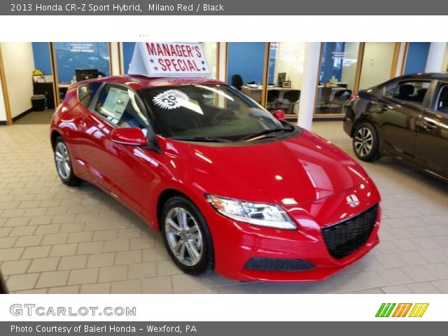 2013 Honda CR-Z Sport Hybrid in Milano Red