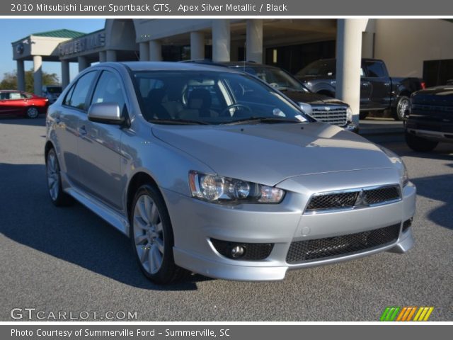 2010 Mitsubishi Lancer Sportback GTS in Apex Silver Metallic