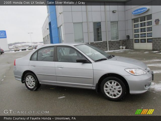 2005 Honda Civic LX Sedan in Satin Silver Metallic