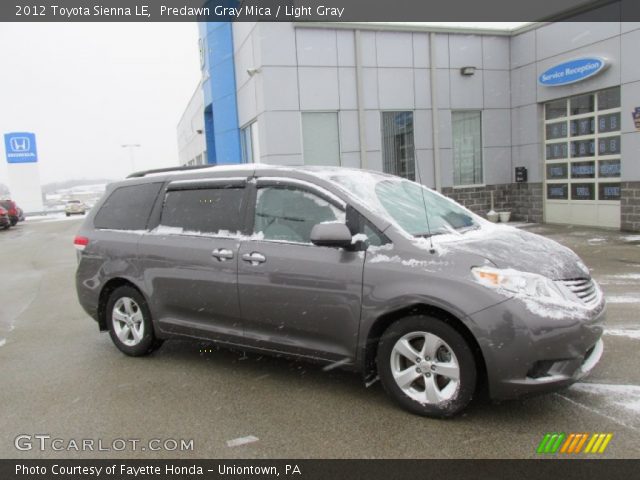2012 Toyota Sienna LE in Predawn Gray Mica