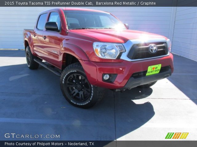 2015 Toyota Tacoma TSS PreRunner Double Cab in Barcelona Red Metallic