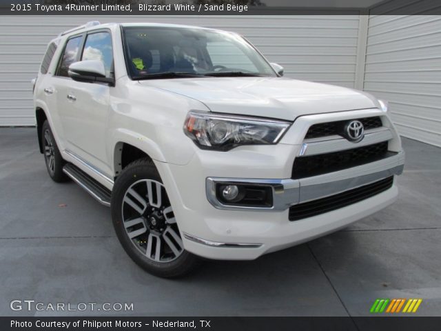 2015 Toyota 4Runner Limited in Blizzard White