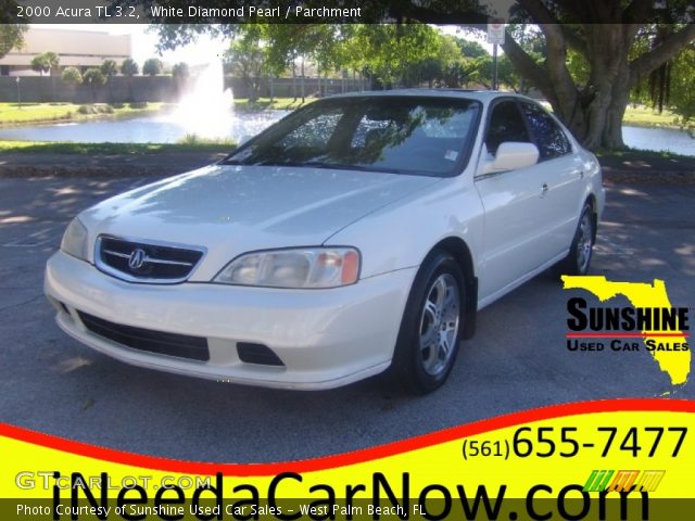 2000 Acura TL 3.2 in White Diamond Pearl
