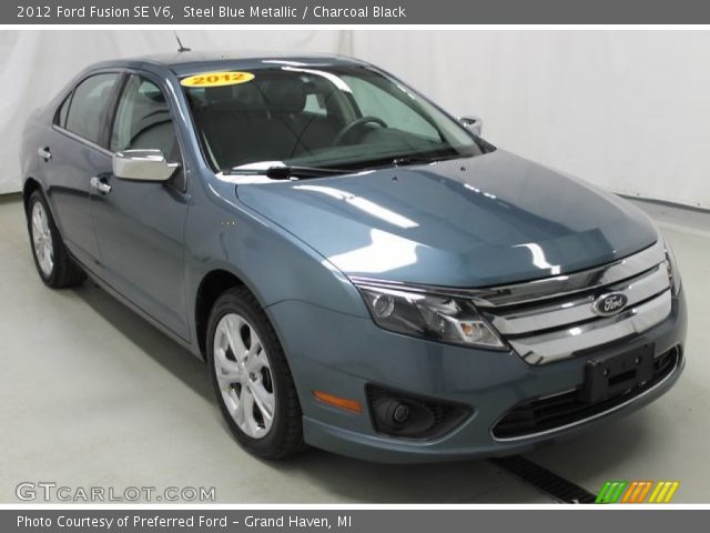 2012 Ford Fusion SE V6 in Steel Blue Metallic