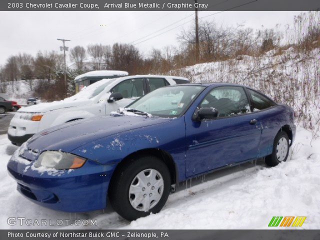 2003 Chevrolet Cavalier Coupe in Arrival Blue Metallic
