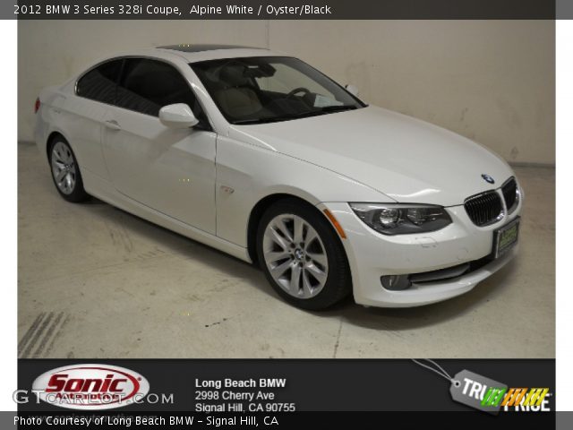 2012 BMW 3 Series 328i Coupe in Alpine White
