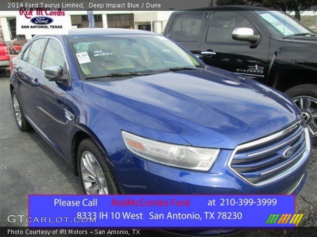 2014 Ford Taurus Limited in Deep Impact Blue