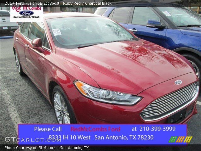 2014 Ford Fusion SE EcoBoost in Ruby Red