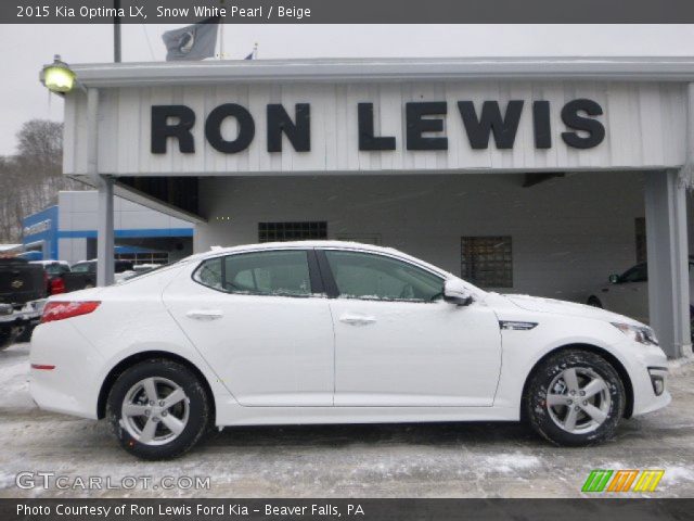 2015 Kia Optima LX in Snow White Pearl