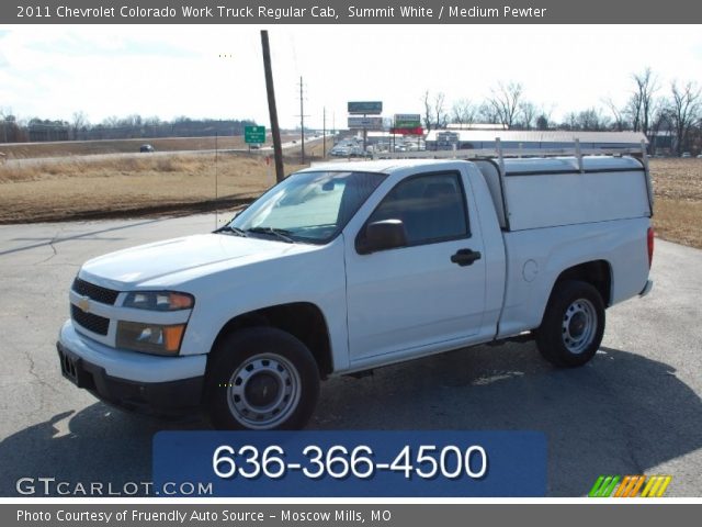 2011 Chevrolet Colorado Work Truck Regular Cab in Summit White