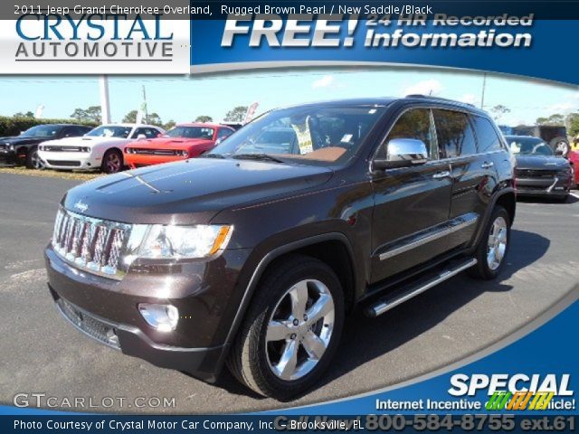 2011 Jeep Grand Cherokee Overland in Rugged Brown Pearl