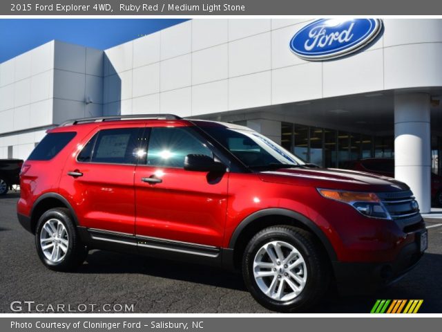 2015 Ford Explorer 4WD in Ruby Red