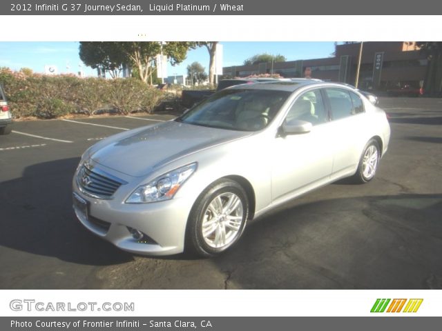2012 Infiniti G 37 Journey Sedan in Liquid Platinum