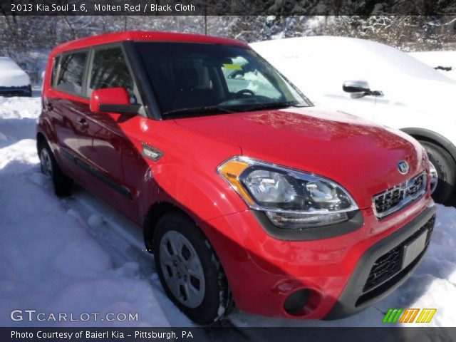 2013 Kia Soul 1.6 in Molten Red