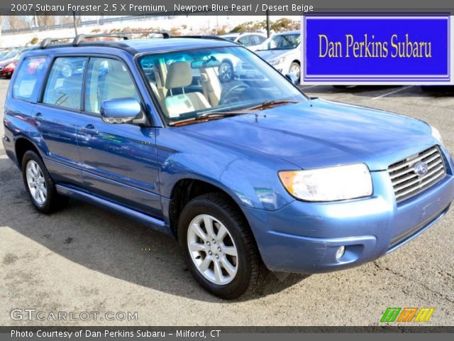 2007 Subaru Forester 2.5 X Premium in Newport Blue Pearl