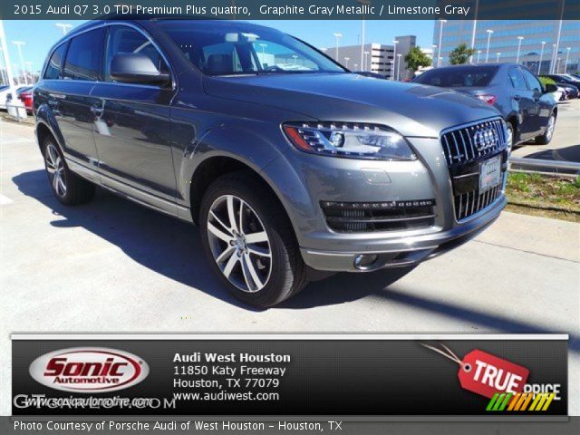 2015 Audi Q7 3.0 TDI Premium Plus quattro in Graphite Gray Metallic