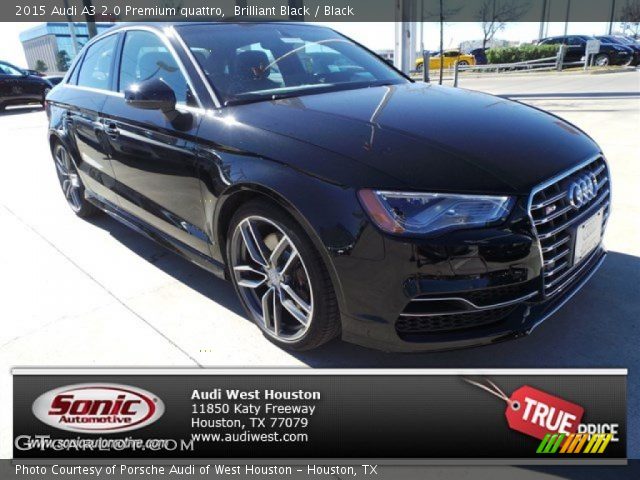 2015 Audi A3 2.0 Premium quattro in Brilliant Black