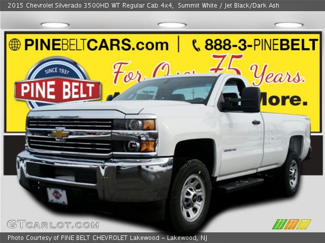 2015 Chevrolet Silverado 3500HD WT Regular Cab 4x4 in Summit White
