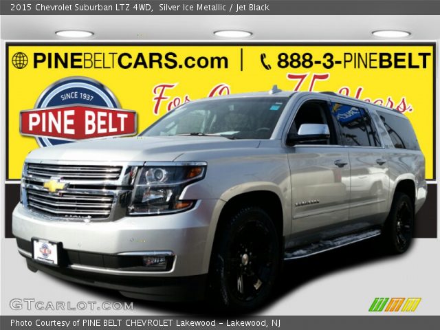 2015 Chevrolet Suburban LTZ 4WD in Silver Ice Metallic