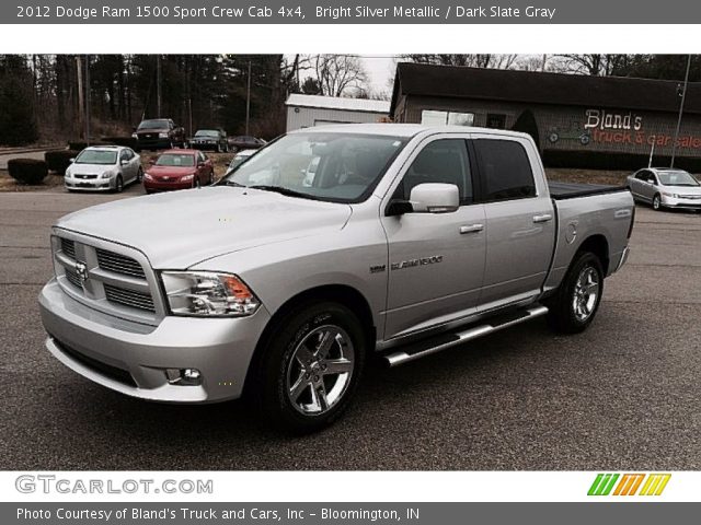 2012 Dodge Ram 1500 Sport Crew Cab 4x4 in Bright Silver Metallic