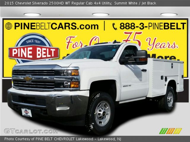2015 Chevrolet Silverado 2500HD WT Regular Cab 4x4 Utility in Summit White