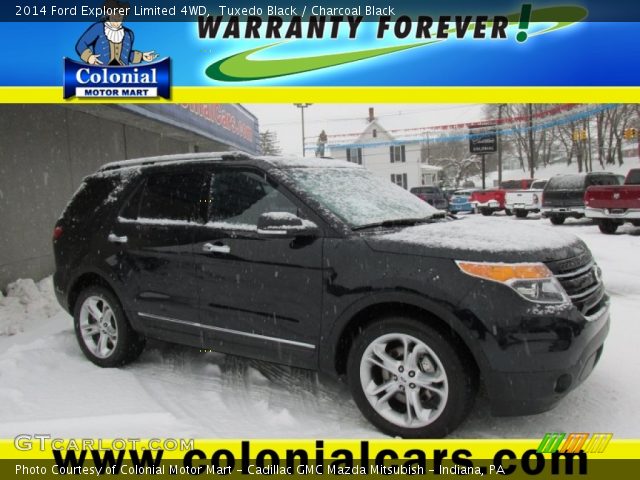 2014 Ford Explorer Limited 4WD in Tuxedo Black