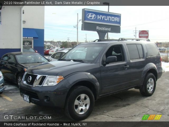 2010 Nissan Pathfinder LE 4x4 in Dark Slate Metallic