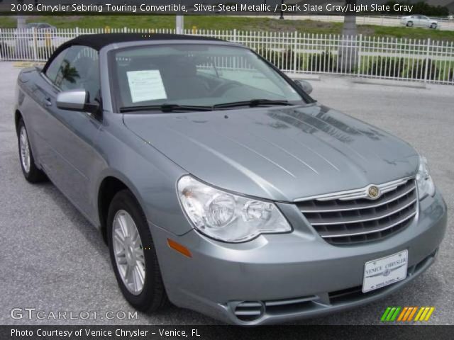 2008 Chrysler Sebring Touring Convertible in Silver Steel Metallic