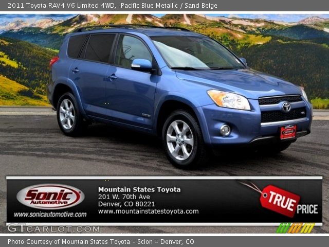 2011 Toyota RAV4 V6 Limited 4WD in Pacific Blue Metallic