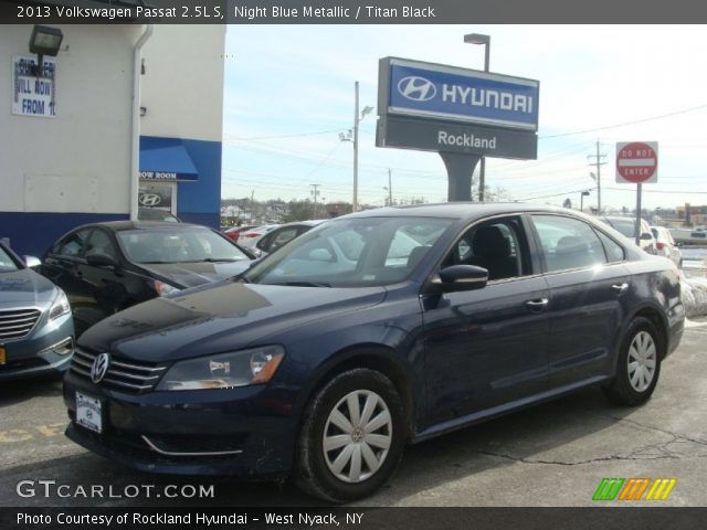 2013 Volkswagen Passat 2.5L S in Night Blue Metallic
