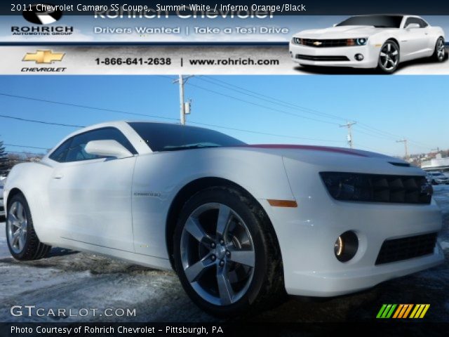 2011 Chevrolet Camaro SS Coupe in Summit White