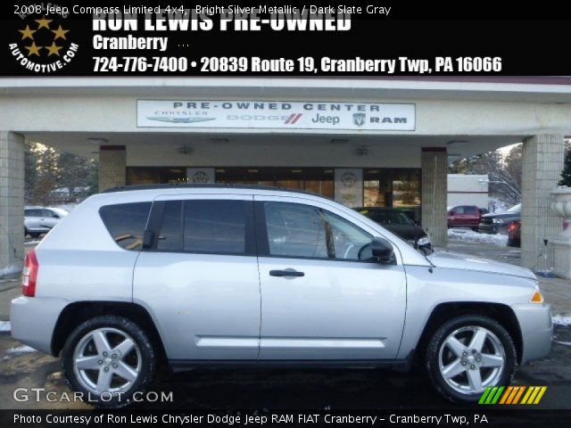 2008 Jeep Compass Limited 4x4 in Bright Silver Metallic