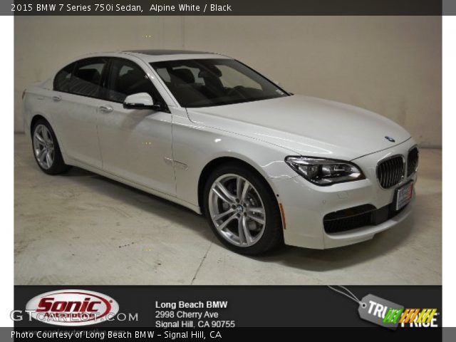 2015 BMW 7 Series 750i Sedan in Alpine White