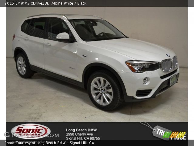 2015 BMW X3 xDrive28i in Alpine White