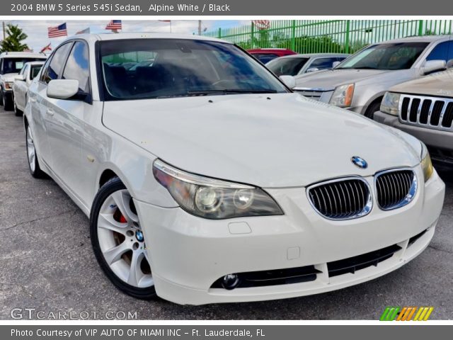 2004 BMW 5 Series 545i Sedan in Alpine White